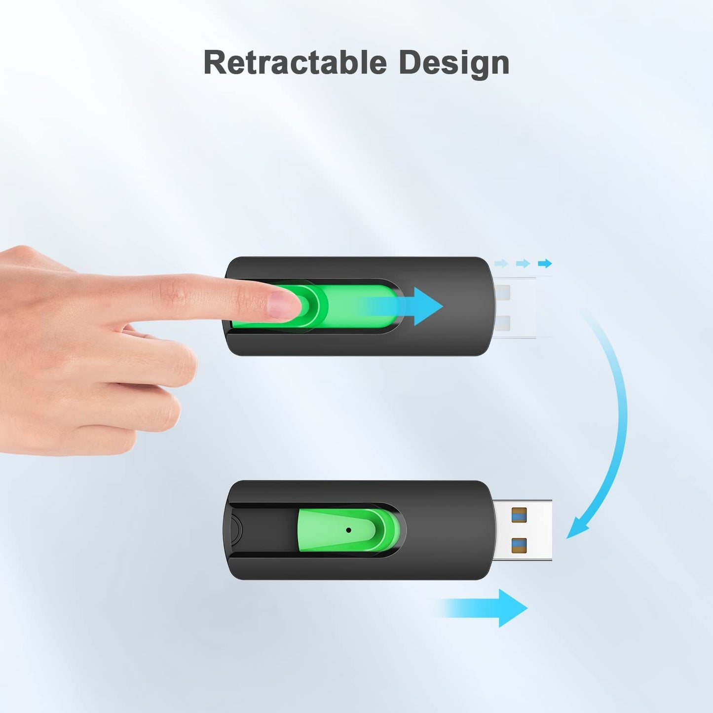 Aiibe 256GB Flash Drive 3.0, Upgraded 256GB USB 3.0 Flash Drive