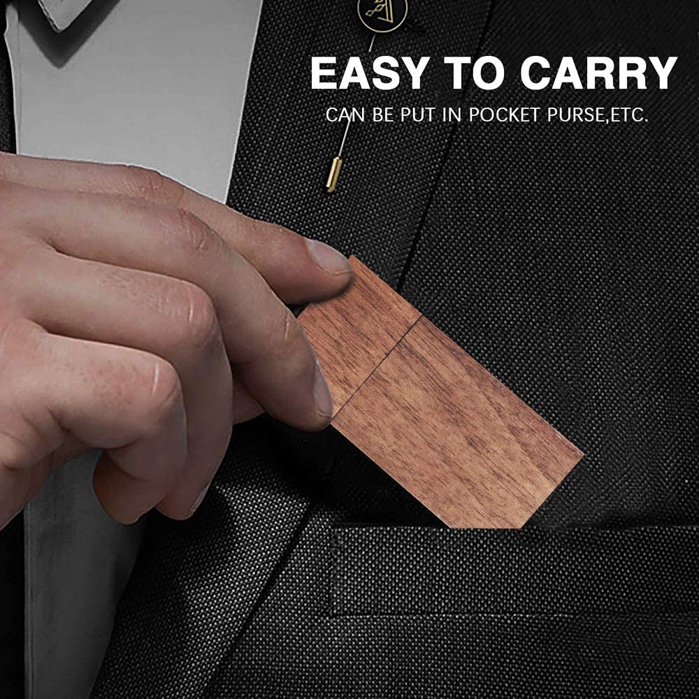Wood Flash Drives 32GB, EASTBULL USB 2.0 High Speed (10 Pack)