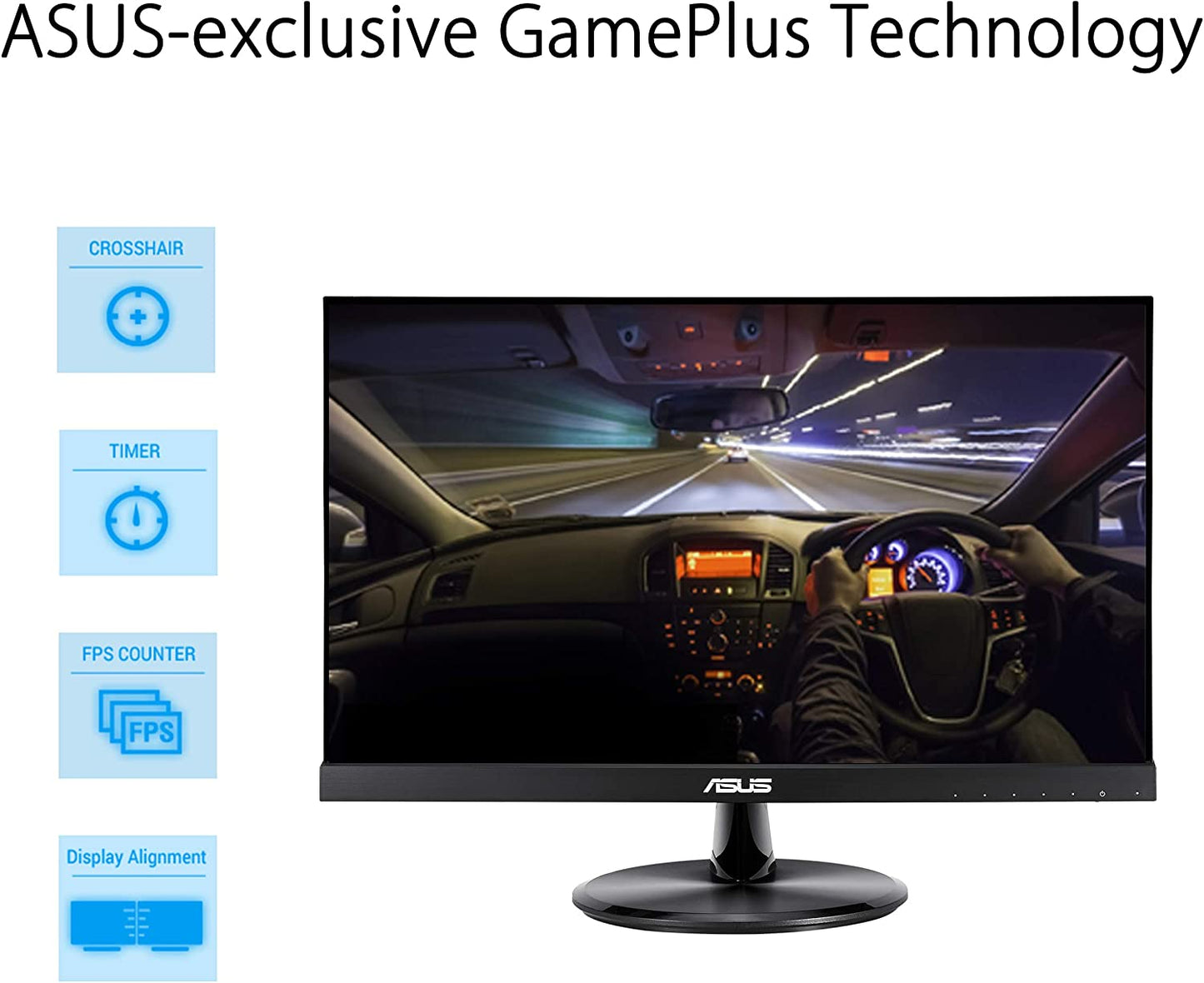 ASUS VP229HE 21.5” Monitor, 1080P Full HD, 75Hz, Eye Care