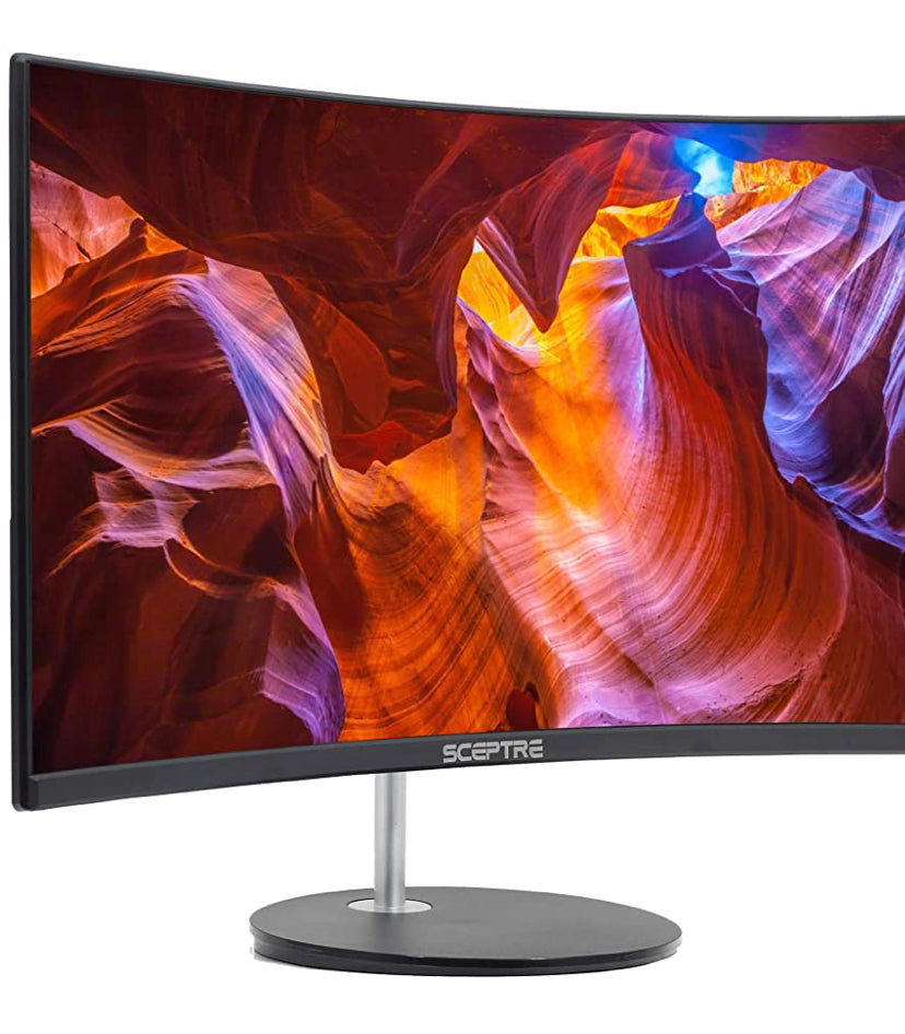 Sceptre 24" Curved 75Hz Gaming LED Monitor Full HD 1080P