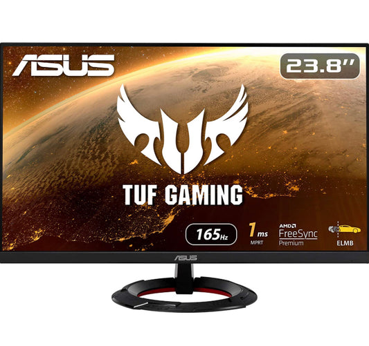 ASUS TUF Gaming 23.8” 1080P Monitor (VG249Q1R) - Full HD, IPS, 165Hz (Supports 144Hz),
