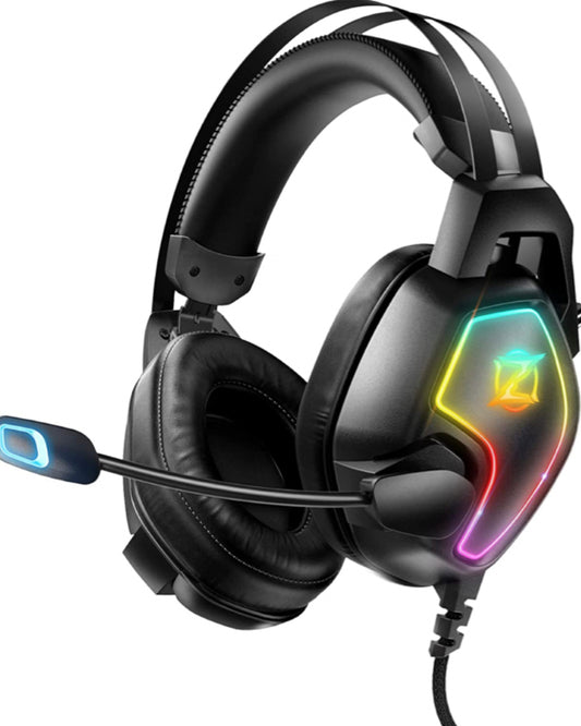 Ozeino Gaming Headset with Microphone, Gaming Headphones for PC Xbox PS4 PS5 Switch Laptop