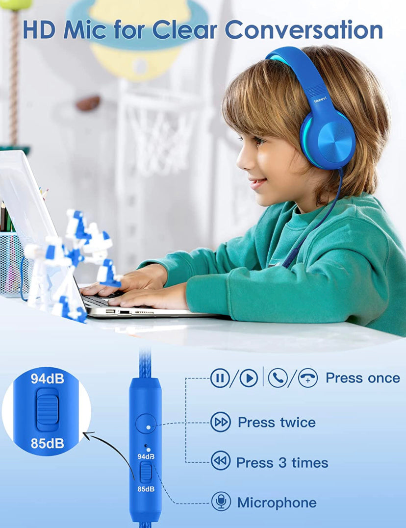 Nabevi Kids Headphones with MIC