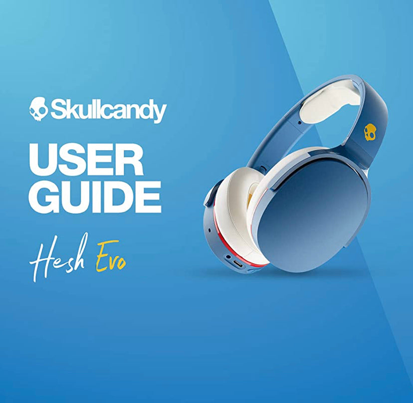 Skullcandy Hesh Evo Bluetooth Headphones for iPhone and Android with Microphone / 36 Hours Battery Life
