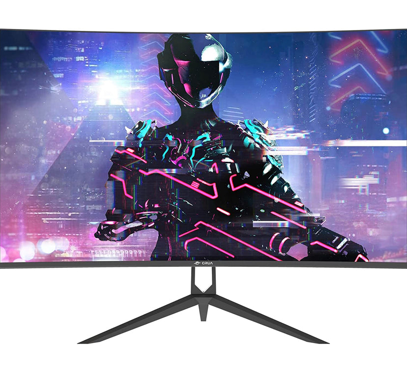 CRUA 27" Curved Gaming Monitor, QHD(2560x1440P)2K 144HZ