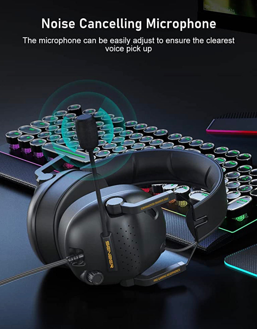 SENZER SG500 Surround Sound Pro Gaming Headset with Noise Cancelling Microphone
