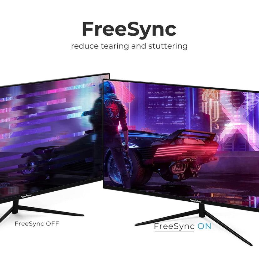 InnoView 24 Inch Monitor Computer Display 1080p Full HD Gaming Monitor 100HZ