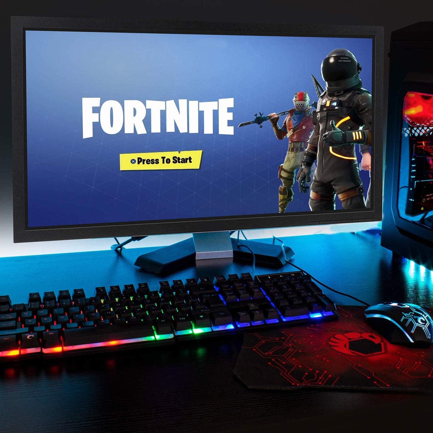 Gaming Keyboard and Mouse and Mouse pad and Gaming Headset