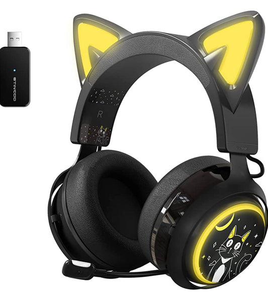 SOMIC GS510 Cat Ear Headset Wireless Gaming Headphones