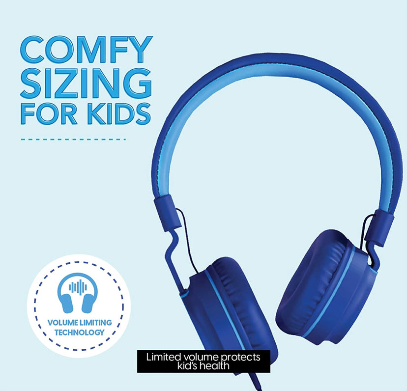 TALK WORKS Corded Headphones for Kids